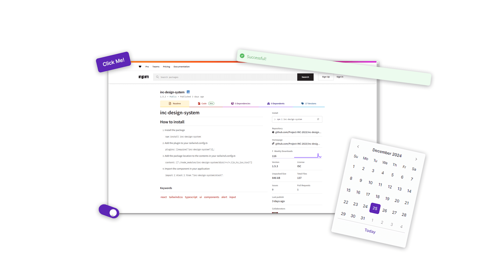 INC Design System Component Library