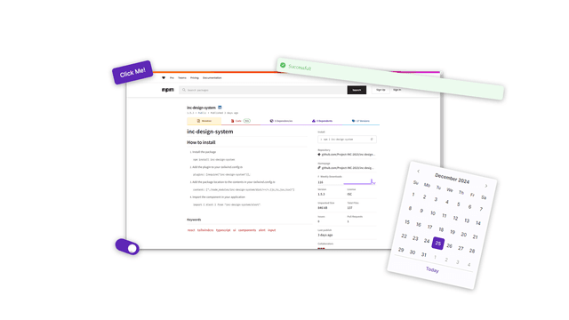 INC Design System Component Library